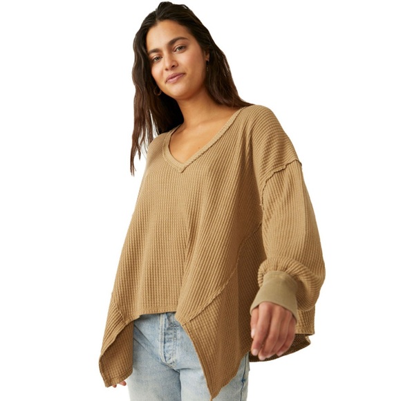 Free People - We The Free Coraline Thermal Top - Picture 1 of 4